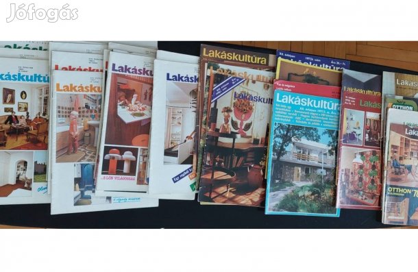 Lakáskultúra, 36 db, 1974-1984