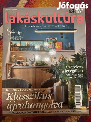 Lakáskultúra magazin 2026 februári szám 