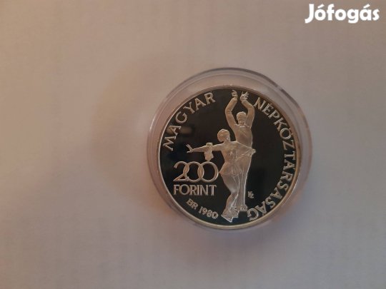 Lake placid dula vastag ezüst 200Ft érem