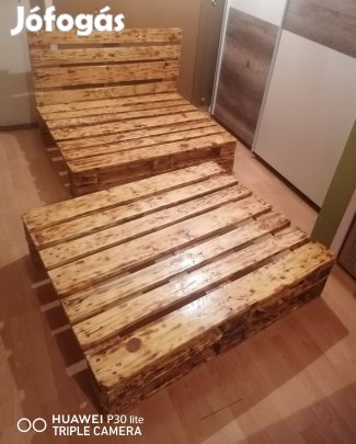 Lakkozott, égetett raklapágy