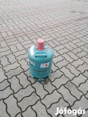 Lakóautó lakókocsi hajó kemping teli gázpalack 11kg propán gáz töltet