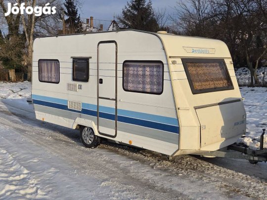 Lakókocsi, normális állapotban, a szállítás megoldható