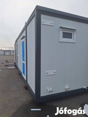 Lakókonténer fürdőszobával eladó