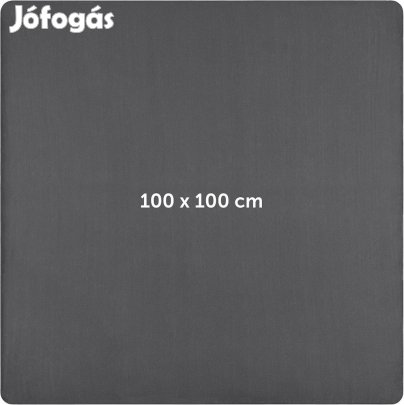 Laleni Jersey 100x100 cm sötétszürke gumis lepedő, OUTLET termék