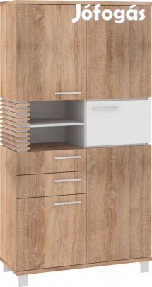 Lam-368 ruhásszekrény polcos