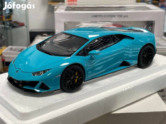 Lamborghini Huracan Evo 2019 blue glauco 1:18 Autoart Composite 79211