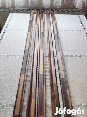 Laminált padló / parketta szegélyléc - 5 db, 2,4 m hosszú