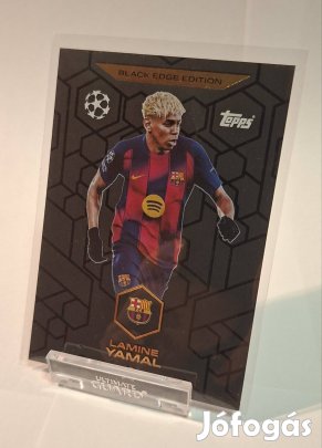 Lamine Yamal Black Edge Edition focis kártya