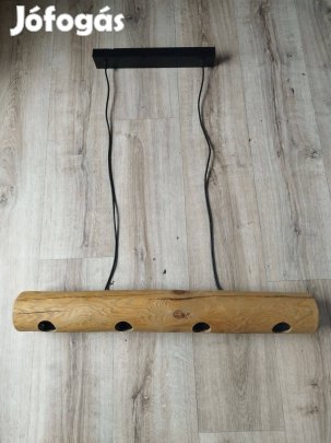 Lámpa fa rusztikus világítás