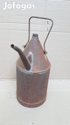 Lámpatöltő kanna olajos petróleumos kanna antik régi