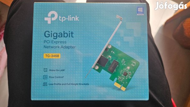 Lan kártya PCI E foglalattal Új