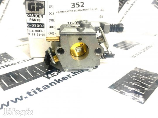 Láncfűrész Karburátor Husqvarna 51 55 porlasztó