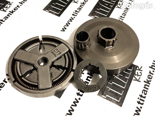 Láncfűrész kuplung csillagkerék betét tűgörgő szett kompletten 0,325