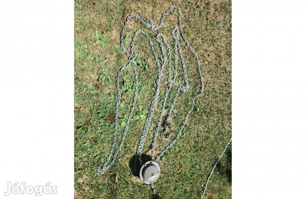 Láncos emelő, kézi csörlő 250kg