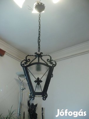 Láncos kovácsoltvas mennyezeti lámpa