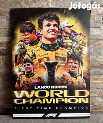 Lando Norris Word Champion plakát