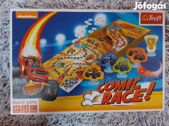 Láng és a Szuperverdák: Comic Race társasjáték