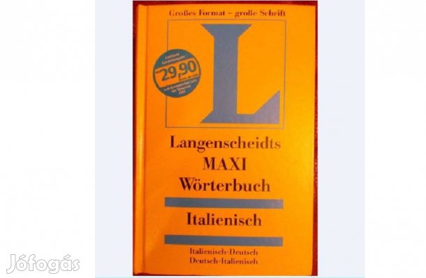 Langenscheidt Italienisch-Deutsch, Dt-Ital. Maxi Wörterbuch nagyszótár