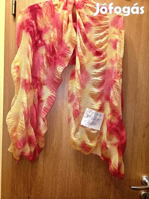 Lángnyelv színú muszlin sál