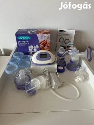 Lansinoh 2 az 1-ben elektromos dupla mellszívó + ajándék