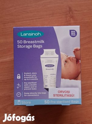 Lansinoh anyatejtároló zacskó 50 db
