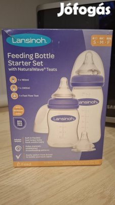 Lansinoh elektromos mellszívó kiegészítőkkel, cumisüvegekkel