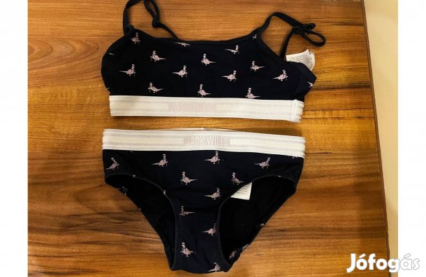 Lány alsónemű bugyi és top fehérnemű melltartó 8 éves 122 128