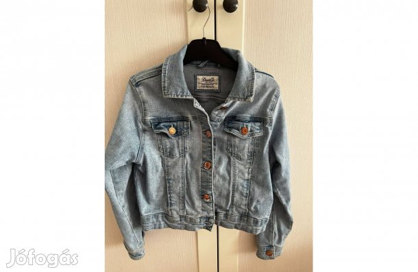 Lány farmerkabát Denim&Co 134 140 kabát átmeneti