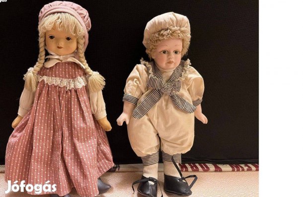 Lány fiú baba pár