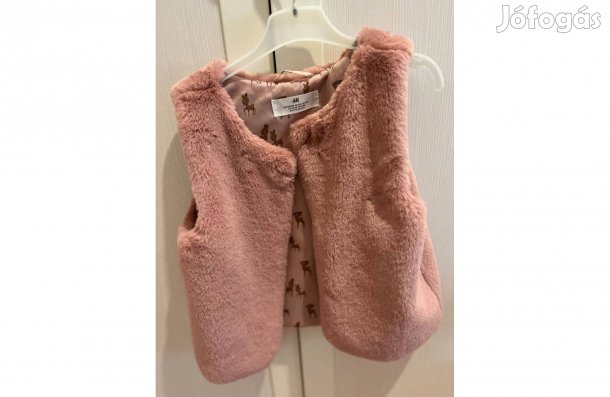 Lány mellény puha szőrös H&M 134 140