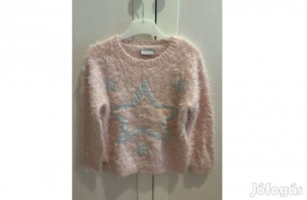 Lány pulóver meleg téli 7 éves Matalan 122