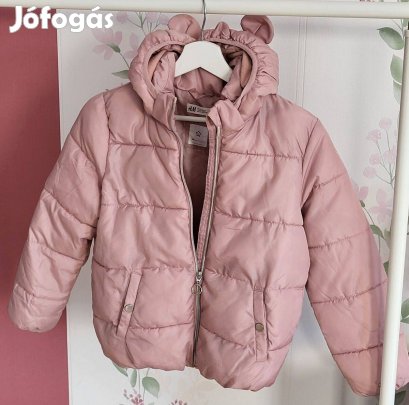 Lány télikabát (HM 134) rózsaszínű - használt jó állapot