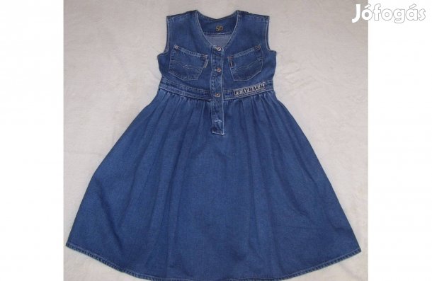 Lányka farmer, kötényruha