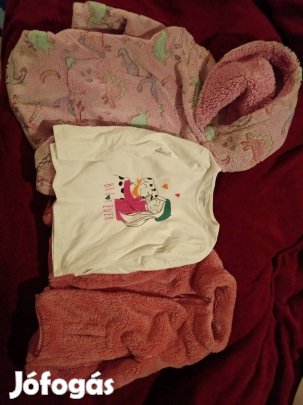 Lányka kabát 2 darab és egy pulóver 