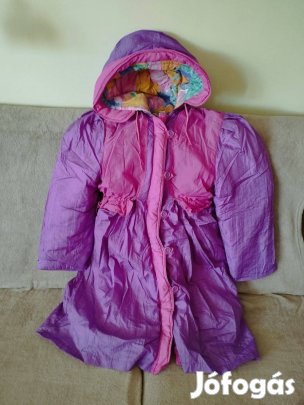 Lányka kabát téli gyerek