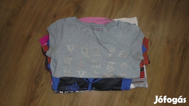 Lányka rövid ujjú póló többféle - 146 - 152 - játszósnak