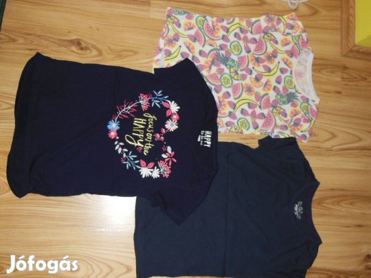 Lányka ruhák. Pólók, ruhák, playsuit. Flitteres simi felső. 134/140