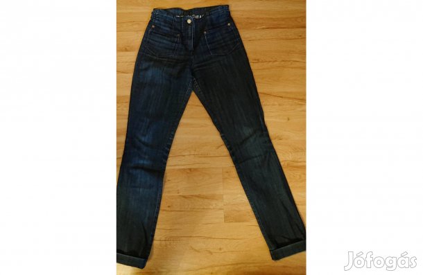 Lányka sötétkék farmernadrág 158-164-es de mérve