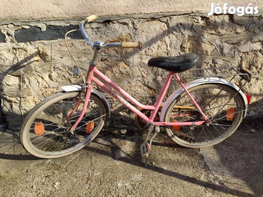 Lányka városi bicikli / lány bicikli / lány kerékpár (rózsaszín)