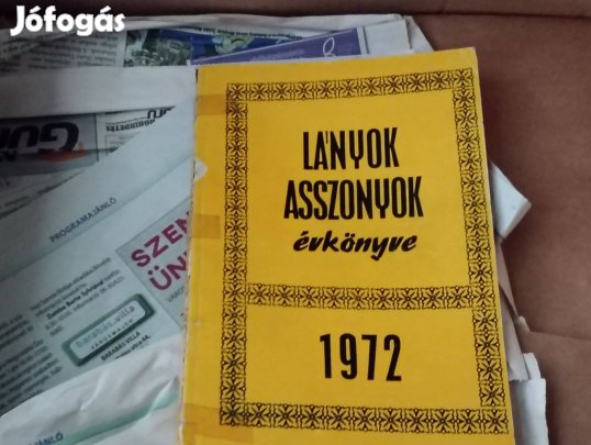 Lányok, asszonyok évkönyve 1972 Népszava Lap- és Könyvkiadó, 1972