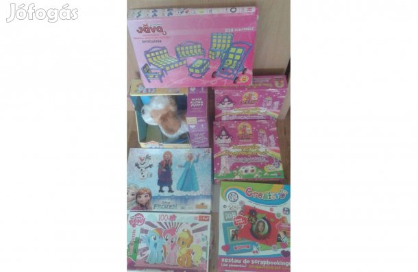Lányos játékok (társasjáték, puzzle, vasalható gyöngy, interaktív .)