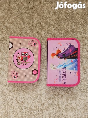 Lányos tolltartó 2db frozen