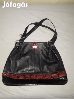 Laoni Designer egyedi, használt női bőr válltáska/ridikül eladó