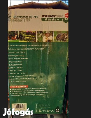 Lapos, tiszta víz és szennyvízszivattyú 3in1 vízszivattyú 750W motor