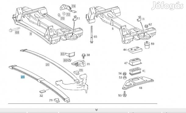 Laprugó első A9033200005 eladó