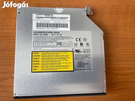 Laptop DVD olvasó / CD író-olvasó combo IDE/PATA interfészes