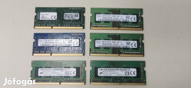 Laptop Notebook memória DDR4 4GB Eladó!