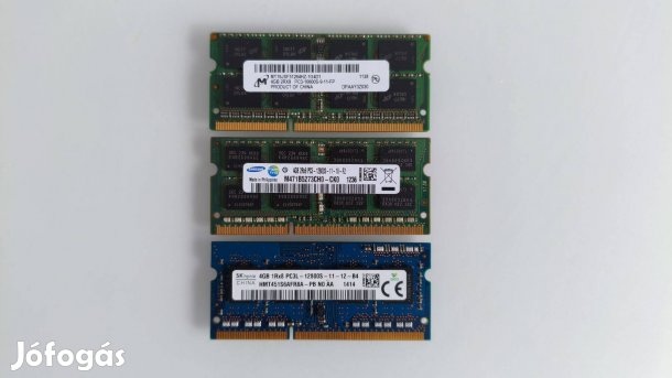 Laptop RAM, DDR3 12GB (3x4GB)