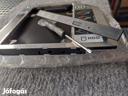 Laptopba CD/DVD helyére HDD/SSD beépítőkeret