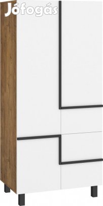 Lar-372 polcos ruhásszekrény